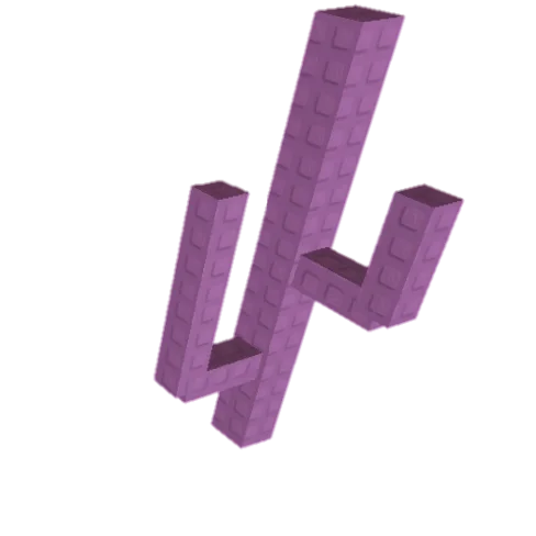 Classic Purple Cactus artwork