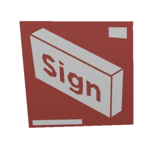 Sign artwork